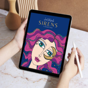 sketchbook sirens digital download ipad mockup
